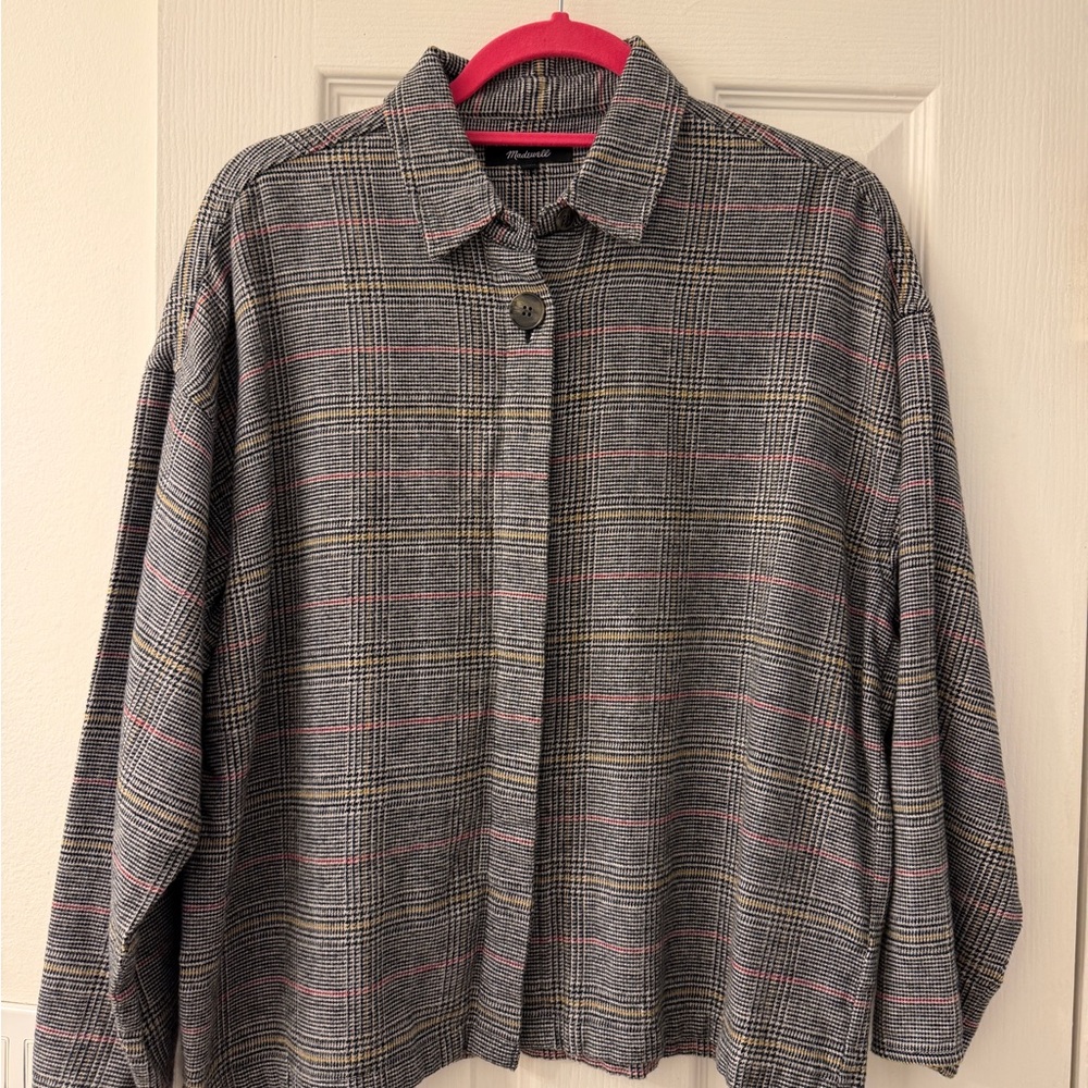 Madewell Gray flannel Shirt